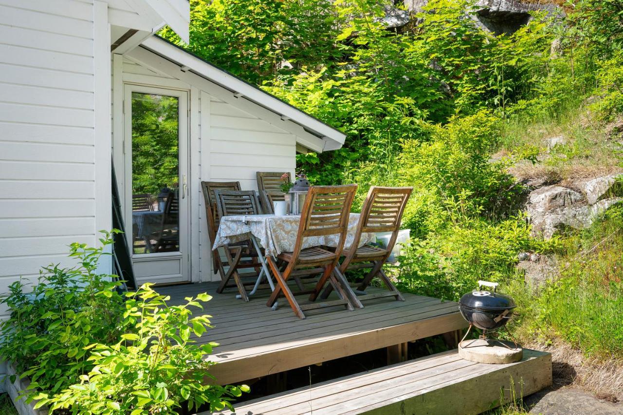 Kragero Hytte Havsutsikt Exterior photo